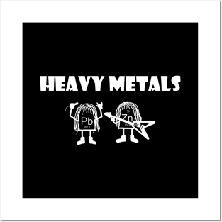 heavy metals rock Posters and Art